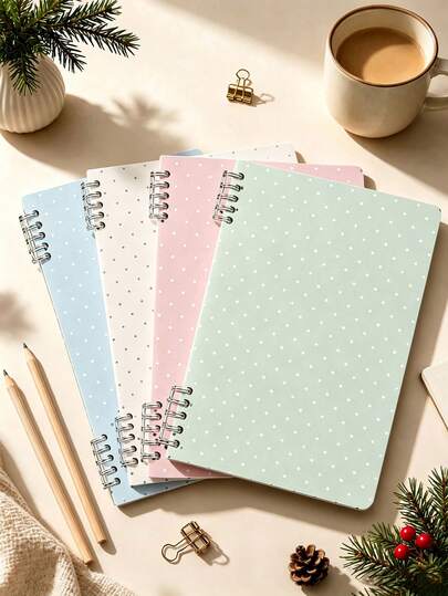 Back To School Campus Style Minimalist Plaid Notebook, Fresh Plaid Cover Spiral Notebook - Perfect Gift For Women And Girls, Elegant Journal | Cute Aesthetic | Spiral Bound, Exquisite Storage And Planning Notebook, Decorated With Plaid Theme - School Supplies, Student Writing Office Record Diary - Ideal Choice For Back To School Supplies, Learning Supplies, Perfect Gift For Students, Random Plaid Density