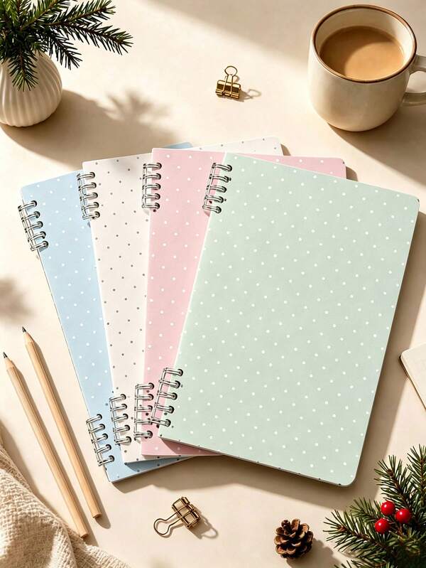 Back To School Campus Style Minimalist Plaid Notebook, Fresh Plaid Cover Spiral Notebook - Perfect Gift For Women And Girls, Elegant Journal | Cute Aesthetic | Spiral Bound, Exquisite Storage And Planning Notebook, Decorated With Plaid Theme - School Supplies, Student Writing Office Record Diary - Ideal Choice For Back To School Supplies, Learning Supplies, Perfect Gift For Students, Random Plaid Density