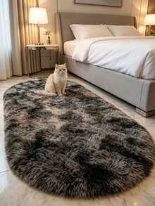 1pc Black & Gray Tie-Dye Decorative Rug, Love & Healing Bedroom Decor, Small Rug, Carpet, Home Decor, Living Room Rug, Living Room Small Rug, Bedroom Rug, Living Room Home Decor, Outdoor Rug, Washable Rug - Multicolor 10 - View 4