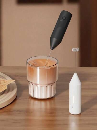 Mini batidor eléctrico de leche para uso doméstico, batidor de leche de mano para la temporada de regreso a la escuela