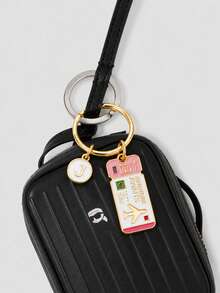 Travel Luggage Keychain | Ins Luxury Enamel Pendant | Travel Souvenir Gift - Multicolor - View 3