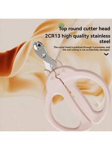 1 Set Professional Cat & Dog Nail Clippers With Safety Guard And Hemostatic System, Round Hole Design For Precise Trimming, Suitable For All Sizes Of Cats & Dogs, Pet Nail Clippers, Pets, Small Animals - View 7