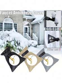 1/2pcs Outdoor Faucet Winter Pipe Protector,Waterproof And Frostproof. Reusable Protector Suitable For Outdoor Patios, Home Faucet Protection Devices, Gardens, Outdoor Gardening Accessories, And Gardening Tools.Garden Accessories,Garden Accessories - A - View 9