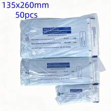 50pcs Self-Sealing Disposable Sterilization Bags, Cleaning Bags For Steel Nail Art Tools And Accessories - Multicolor - View 14