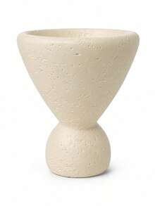 1pc Bohemian Ritual‑Style Incense Holder, Curved Goblet‑Shaped Silhouette, Herb Stick Storage Container, Desktop Aromatherapy Ornament For Spiritual Practice Yoga Home Altar Decoration - Stone Cup Incense Burner - View 8