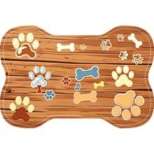1pc Pet Feeding Mat, Cat And Dog Bowl Food Mat, Non-Slip Absorbent Pet Floor Mat, Rubber Backing, Easy To Clean, Suitable For Cat Beds, Cat Toys And Pet Bowls, Perfect For Cat And Dog Owners - View 12