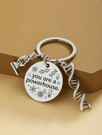 Biology Gifts Biology Teacher DNA Keychain Appreciation Perfect Meaningful For Biologist Teachers Lovers Women Men Science Themed Gift
