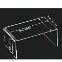 1/3/6pcs Acrylic Display Stand, Acrylic Display Riser, Transparent Display Rack, Suitable For Shelves, Desserts, Cupcakes, Candies, Food, Desktop Collectibles, Product Display Stand, Figurines, Jewelry Display Rack - Clear - View 14