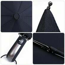 Double Wind Resistant Strong Automatic Open&Close Folding Canopy 10 Rib Umbrella - Multicolor - View 4