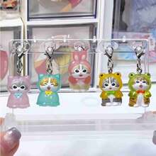 mofusand 1pc Hot Cat Blind Box, Small Animal Raincoat Dress, Random Style. Holiday Gift Giving Is Preferred. It Is Given To Family, Friends And Classmates. It Is Fun To Open The Box And Has Cute Accessories. (Stochastic Style) - Multicolor - View 4