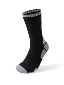1/3 Pairs Men's Wool Socks, Terry Socks, Sports Socks, Anti-Slip, Warm, Soft, Shock-Absorbing, Anti-Friction, Durable - Multicolor - View 10
