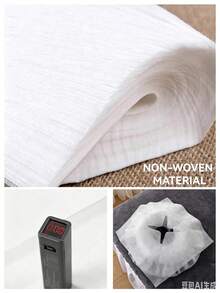 HMQ beauty Disposable Pillow Towel, Face Support, Head Pillow Cover, Soft Non-Woven Fabric Material, With Hole, 35*35cm, Beauty Massage, SPA Salon Eyelash Extension Tool - White - View 3