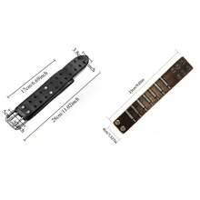 2pcs Punk Style Fashion Bracelets, Suitable For Men's Sports And Fashion Wear, Exquisite Bracelet Gift For Men - Black - View 2