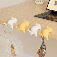 Cute Cat Desk Side Hook, Punch-Free Backpack Hanger For Office School Home Storage - Hook - View 4