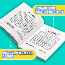 Thick Sudoku Puzzle Notebook, Number Grid Logic Puzzles, Brain Training And Mathematical Thinking Challenge, Focus And Problem Solving Practice, Daily Logic Reasoning Games, Suitable For Home, School, Travel And Quiet Time Screen-Free Activity - Sudoku Puzzle Notebook - View 7