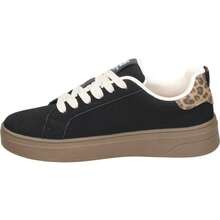 XTI Women Wedge Sneakers - Black - View 4