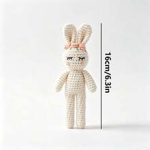 Handmade Crochet Rattle, Baby Interactive Crochet Toy, Built-In Bell, 3D Cute Design, Rich Details, Attract Baby's Attention, Develop Baby's Hearing, Baby Shower Gift, New Mom Gift, Christmas Gift, Easter Gift, Newborn Keepsake Gift - Multicolor - View 2