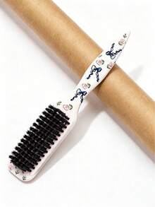 1pc Unisex Plastic Hair Comb/Beard Brush Styling Comb Smooths Frizz And Flyaways Unscented Professional Smooth Back Comb Hair Cleaning Brush Edge Control Comb With Wide Pointed Tail Back Comb And Detangling Comb Convenient For Parting Styling Polishing And Smoothing Hair Creating Smooth Frizz-Free Hairstyle Suitable For Men And Women Recommended As Christmas Gift - Multicolor - View 5