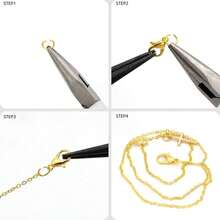 150pcs Lobster Clasp, Jump Ring Jewelry Making Connector Set, For DIY Bracelet, Necklace, Jewelry Accessories Making And Repair - DIY - View 4