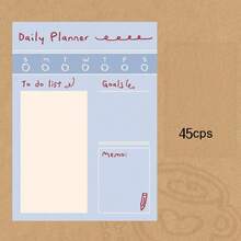 Daily Planner Sticky Notes, To‑Do List Memo Pad, Time Management Notepad, Self‑Adhesive Schedule Note Paper For Office School Supplies - one-size - View 14