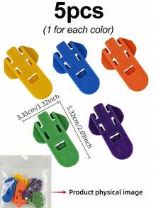 1/5pcs Colorful Can Opener And Leak-Proof Beverage Cap, One-Handed Operation Can Opener, Reusable Protective Cover, Suitable For Beer, Soda And Aluminum Cans, Perfect For Parties, Barbecues, Camping And Travel - Multicolor - View 10