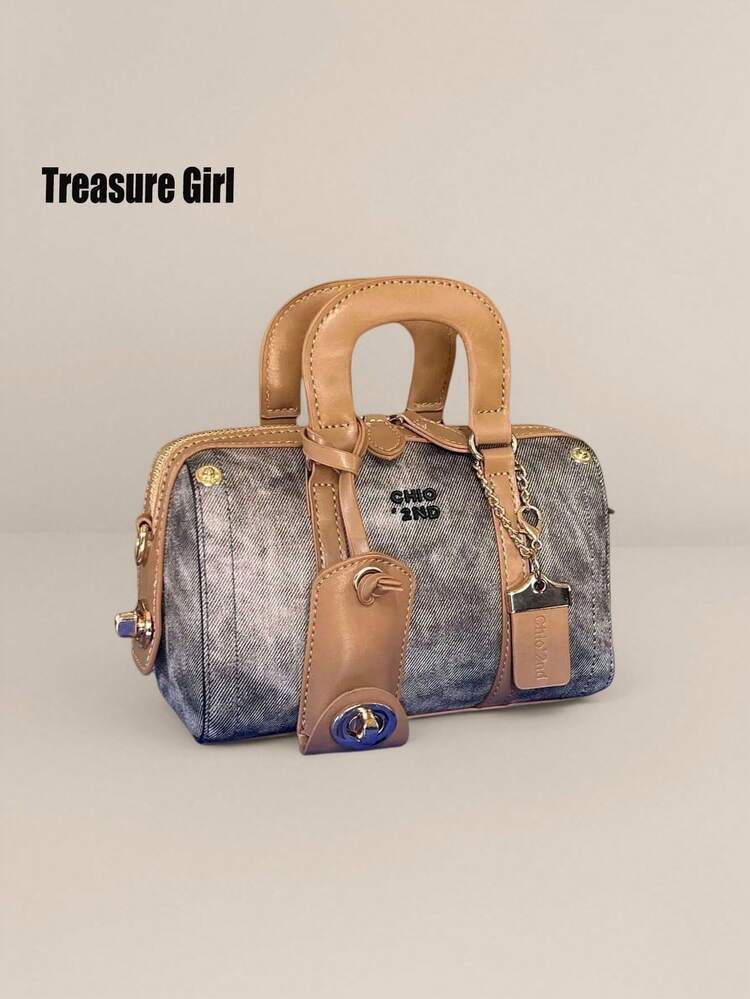 2026 New Platinum Blue Seascape Handbag, Versatile High-End Tote Bag, Shoulder Bag & Crossbody Bag For Women - Camel - View 1