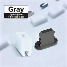 High-Gloss Metal Dust Plug Compatible With IPhone 13Pro/12 USB Charging Port, Matching Storage Design, Protects Tail Plug From Dust And Lint, Reduces Interface Wear, Compact And Portable, Does Not Interfere With Phone Case Use - Multicolor - View 2