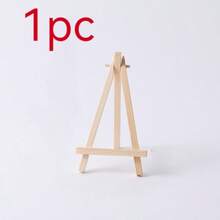 1/10pcs Portable Wooden Tripod Easel, Sturdy Painting Easel, Multi-Functional Mini Easel, Suitable For Adult Artists Painting And Photo Display, Back To School Art Supplies Easel Stand - A - View 13
