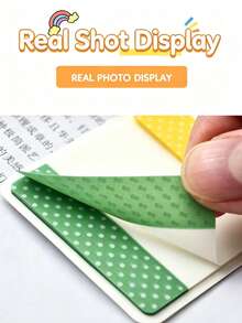 Polka Dot Transparent Sticky Notes, Index Tabs Scrapbook Material Stickers, Including Polka Dot Style Elements, Folder File Bag Index Tabs, Bookmarks, Scrapbook Decoration Tape Sticker Set, DIY Scrapbook Decoration Stationery, Holiday Gift - Multicolor - View 4