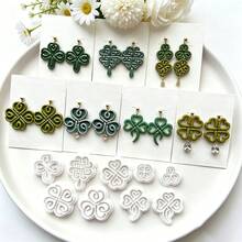9Pcs Celtic Knot Clover Clay Cutters, Boho Vintage Shamrock Molds For Polymer Clay DIY Jewelry Making - 9pcs - View 7