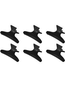 6pcs Professional Salon Hair Clips Matte Colorful Butterfly Clips, Suitable For Styling, Sectioning And Dyeing - Multicolor - View 11