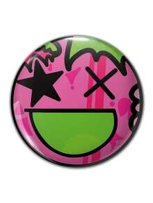 Fun Pattern Badge Brooch, Women's Badge, Pin Brooch, Bag Charm, Clothing Accessory, Fun Gift For Friends, Family, Teachers And Classmates - Multicolor - View 5