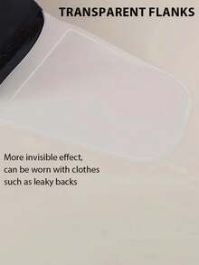 1pc Women's Deep U Sticky Bra, Invisible, Comfortable, Good Wrapping, Reusable 3-4 Times, Suitable For Wedding Photography - Multicolor - View 9