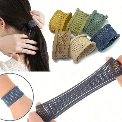 Juego de 6 piezas de ligas ajustables antideslizantes para mangas | Sujetadores de puños de camisa sin costuras en tonos neutros | Adecuado para trajes, camisas y hanfu, banda elástica y herramienta de fijación rápida reutilizable, Halloween
