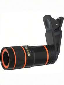 1pc Universal 8x/12x/20x Telephoto Lens Accessory, Clip-On Zoom Lens For Smartphone And Tablet, High Definition Photography Zoom Lens With Phone Clip For Photography And Videography (Suitable For Single Lens) - A - View 9