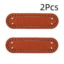1/2/3/4 Buah Alas Tas Anyaman Tangan PU, Set Perlengkapan Kerajinan PU, Aksesoris Alas Koper, Bahan Pembuatan Dompet DIY - Beraneka warna - View 16