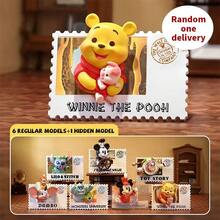 Miniso Disney Vintage Stamp Series Collectible Ornament Blind Box, Retro Stamp‑Shaped Character Model, Exquisite Desktop Display Decoration, Nostalgic Collectible Toy, Nice Surprise Gift For Disney Fans (1PC Random Delivery) - Multicolor - View 2