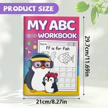 ABC Alphabet Tracing & Phonics Practice Notebook, Uppercase & Lowercase Letter Writing, Letter Recognition, Picture Vocabulary, Pencil Control & Handwriting Exercises For Home Learning And Classroom Practice - ABC Alphabet Learning - View 8