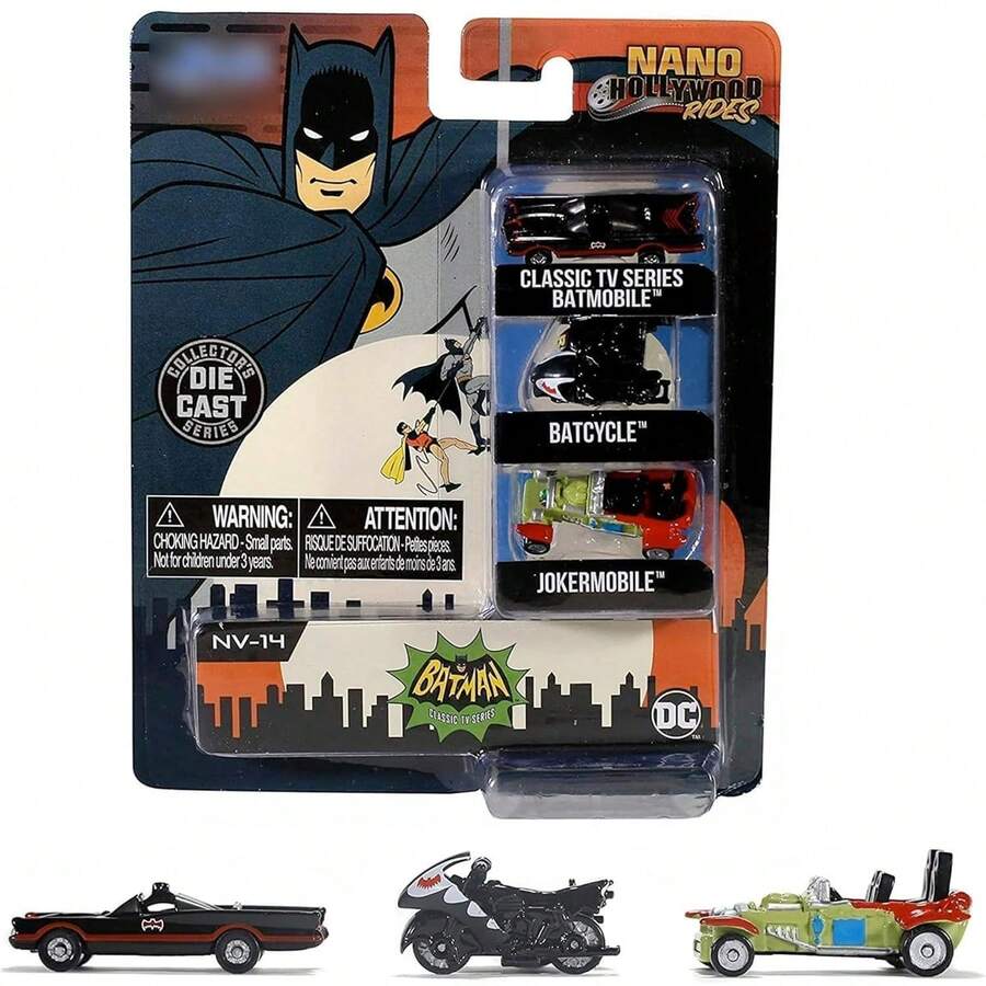 Simba Jada Toys Batman The Dark Knight Batmobile Die‑Cast Vehicle, Collectible Display Toy Model For Hobby Collectors - Multicolor - View 1