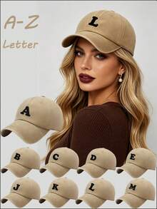 1Pc Unisex Outdoors Fashionable Leisure Washed Baseball Cap, Adjustable Outdoor Sun Protection Casual Hat,Suitable For Daily Matching - Khaki - View 1