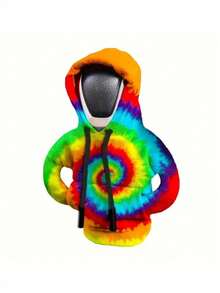 Creative Tie-Dye Colorful Personalized Car Interior Modification Decoration Funny Gear Shift Cover Dustproof Protective Sleeve - A - View 3