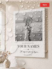 1/2/4pcs Customizable Wall Art, Any Photo Can Be Customized, Multiple Size Options Available, Suitable For Room Renovation, Soft Decoration Salon, Housewarming Party, Ideal Gift For Friends, Father, Mother, Family, Suitable For Party, Birthday, Theme Event - Multicolor 1 - View 22