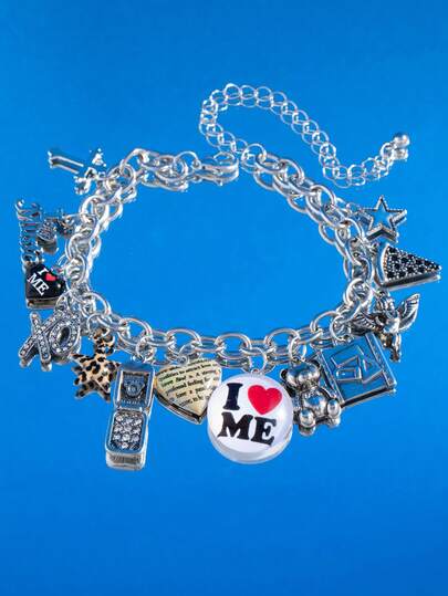 This Fashionable And Unique Handmade Beaded Bracelet Is Decorated With Rhinestones, Shells, Starfish, Faux Pearls, Stars, Whale Tails And Sea Turtle Pendants, Designed Specifically For Women. It Features An Adjustable And Detachable Copper Chain, Making It Perfect For Beach, Vacation, Party, Casual Occasions And Daily Wear. It Is Also A Great Gift.
