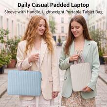DANYCASE Tas Pelindung Laptop untuk Laptop 11-15,4 Inci, Kompatibel dengan Air 13,3/13,6/15,3 Pro 13/3,3 Generasi ke-7/ke-8, Air Generasi ke-5/ke-6/ke-7, dan Tablet Genggam, dengan Kompartemen Internal - MultiWarna - View 2