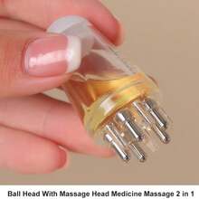 Lược massage tóc tinh dầu với đầu lăn bôi dưỡng và tạo kiểu - tay cầm nhựa ABS công thái học, thiết kế nhiều đầu phù hợp với mọi loại tóc, dễ dàng bôi serum, chăm sóc sức khỏe - Xem 12