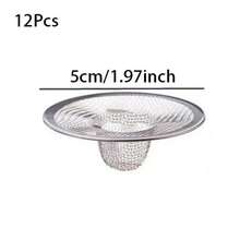 12/5/1pc Stainless Steel Slanted Filter Mesh, 2/2.75/3.5 Inch Metal Mesh Strainer, Suitable For Kitchen Sink/Bathroom, Bathtub, RV Sink, Floor Drain, Balcony Drain, Fast Drainage And Effective Full Mesh Basket, Kitchen Essential - Stainless Steel Filter Mesh - View 21