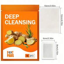 10pcs Foot Pads Foot Care Pads - Ginger - View 2