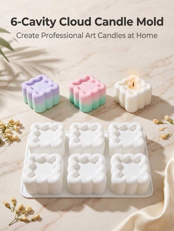 2pcs Square Mousse Cake Silicone Molds, Suitable For Mousse, Pudding, Jelly, Cake Decoration, Easy Release, Multi-Functional Baking Molds, Ideal For Home Baking, Private Dessert Shops, Baking Enthusiasts.