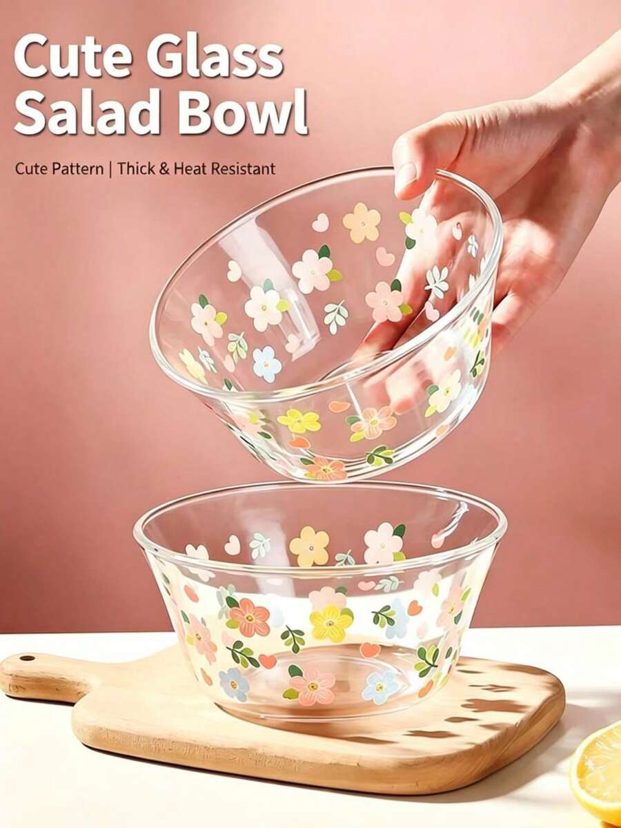 Rekomendasi Manajer Toko untuk Peralatan Dapur: Piring Saji Gaya Taman, Mangkuk Kaca Besar, Mangkuk Nasi Rumah Tangga, Mangkuk Sup, Piring Buah, Piring Salad.