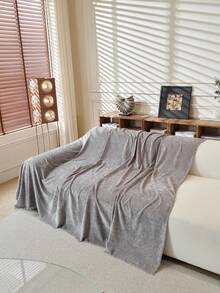 1pc Chenier Sofa Cover, Sofa Blanket, Non-Slip Furniture Protector, Pet Cover, Machine Washable, Excludes Pillows, Sofa Slipcover, Large Sofa, Sofa Bed, Coconut Pattern, Sofa Cover - Grey - View 9